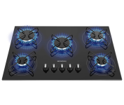 Cooktop a Gás MONDIAL 5 Bocas, Preto/Inox, Bivolt – CTG-02 na Amazon