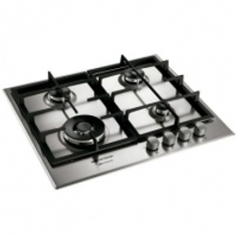Cooktop Brastemp 4 Bocas Inox - Gourmand BDK60DR na Brastemp