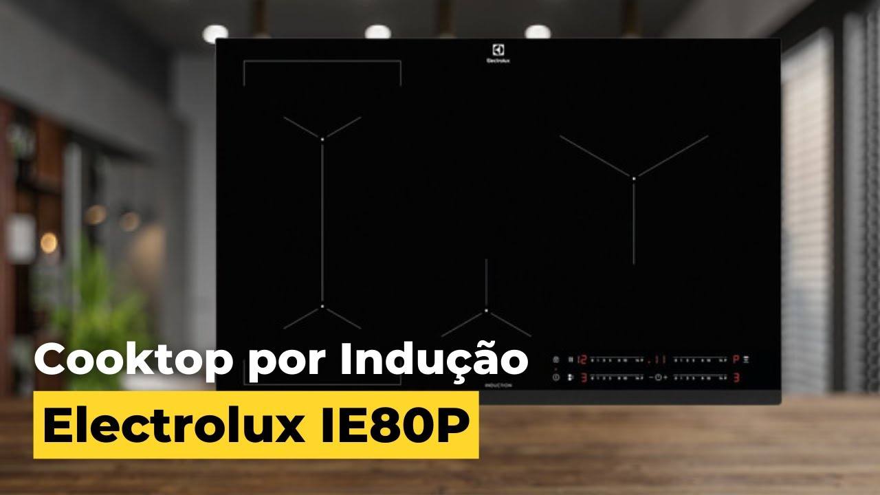 Cooktop de Indução 4 Bocas Unicook Preto Electrolux (IE80P) na Electrolux