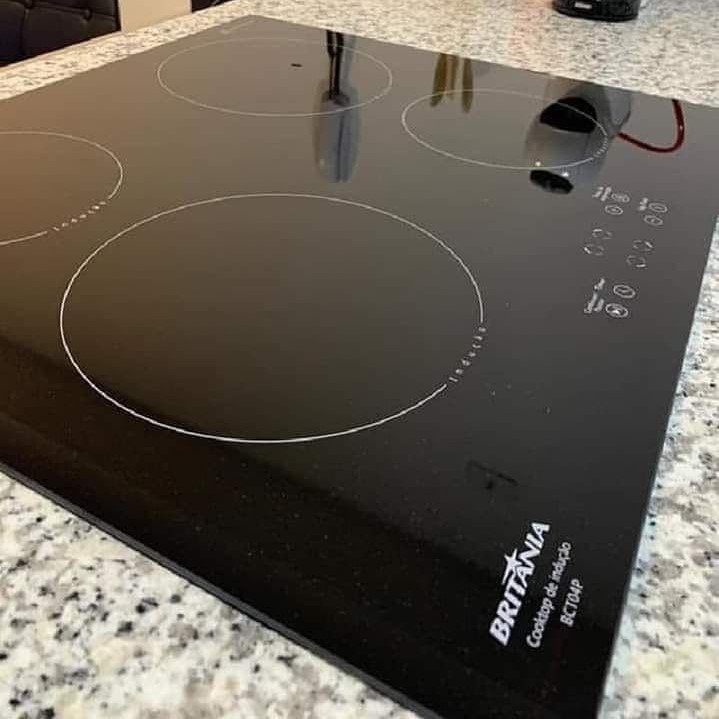 Cooktop de Indução Britânia 4 Bocas Concept Preto BCT04P 220 Volts na Magazine Luiza