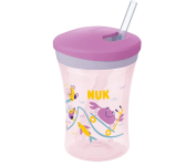 Copo Action Evolution com Canudo 230 ml Girl – NUK, Roxa na Amazon