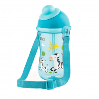 Copo Cantil Canudo Silicone - Lillo, Azul, 390 Ml na Amazon