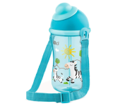 Copo Cantil Canudo Silicone – Lillo, Azul, 390 ml na Amazon