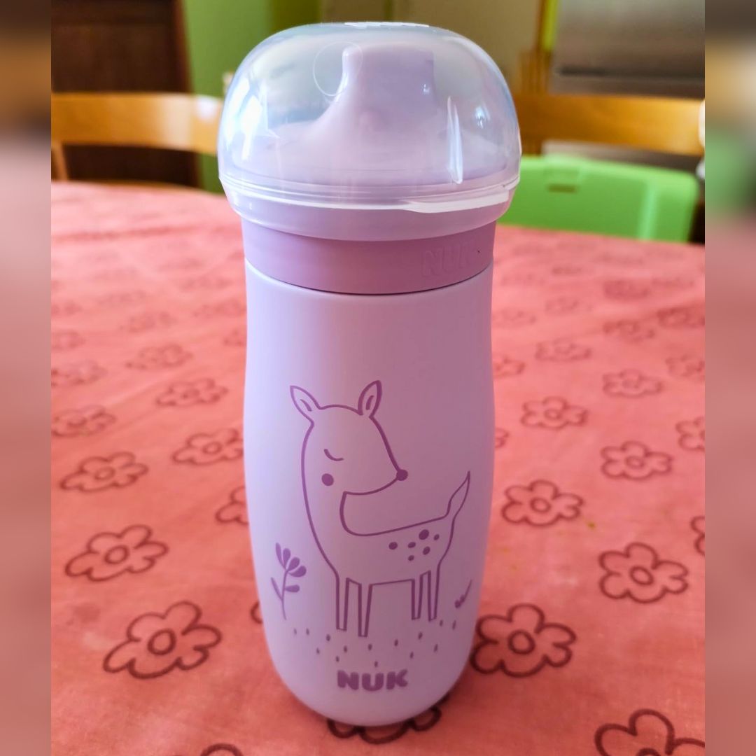 Copo Inox NUK Mini-Me Sip 300ml – Lilás na Amazon