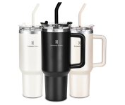 Copo Térmico com Canudo Tampa e Alça 1,18L na Amazon