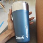 Copo Térmico com Tampa 600ml Azul Coleman na Amazon