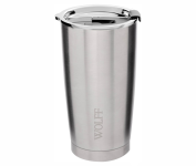 Copo Térmico de Aço Inox Parede Dupla Com Tampa 600ml WOLFF Prata na Amazon