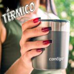 Copo Térmico de Caipirinha 296ml Cinza Contigo na Amazon