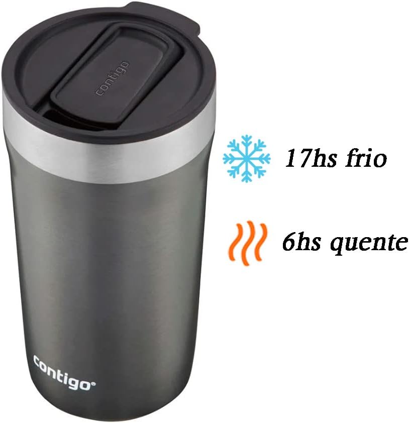 Copo Térmico Street 414ml Preto Contigo na Amazon