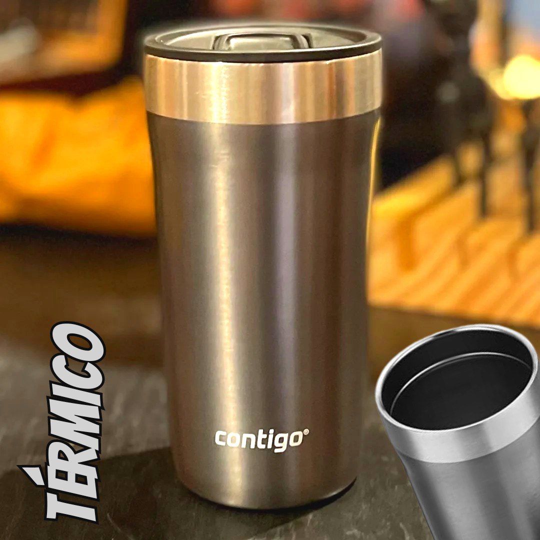 Copo Térmico Street 414ml Preto Contigo na Amazon