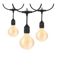 Cordão De Luz Preto Elétrico E27 Rolo 100m Inspire na Leroy Merlin