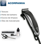 Cortador de Cabelos Hair Stylo, Mondial, Preto/Prata, 10W, 110V – CR-02 na Amazon
