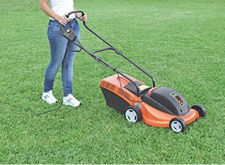 Cortador De Grama Elétrico Tramontina Ce35p Com Diâmetro De Corte De 350 Mm Coletor Rígido E Chassi De Plástico 1300 W 220 V 1300w na Amazon