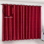 Cortina Atena 3,00m Largura x 2,80m Alt. Jacquard Grosso Semi Blackout/Blecaute com Ilhós na Amazon