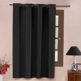 Cortina Blackout Corta Luz PVC 110cm x 130cm - Preto na MadeiraMadeira