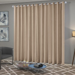 Cortina Solaris Blackout de Tecido 3m x 2,50m com Ilhós Cromado na Amazon