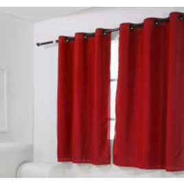 Cortina Super Blackout Marka Vermelho 160x240cm Casa  Premium na Riachuelo