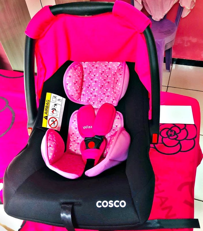 Cosco Kids, Bebê Conforto Wizz, 0 a 13kg, Rosa na Amazon