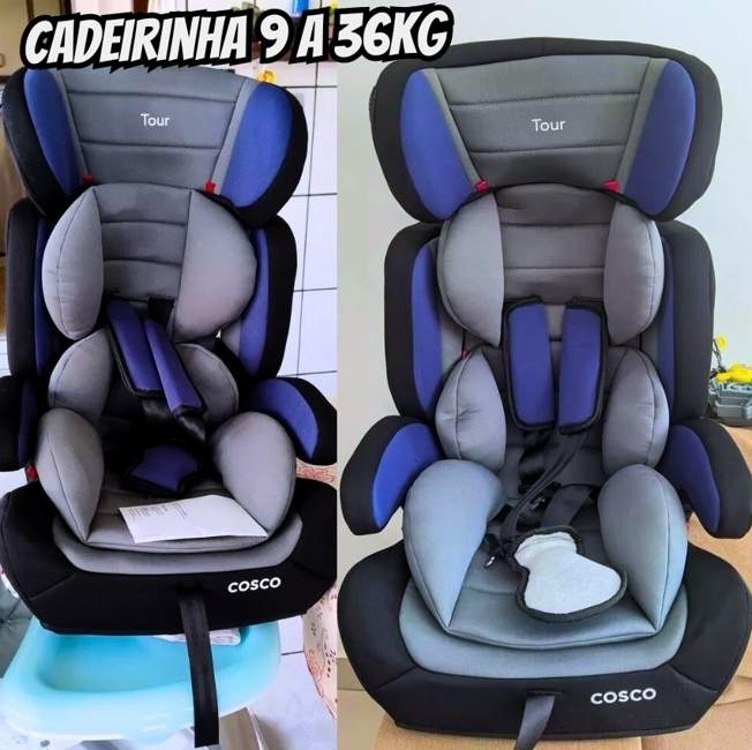 Cosco Kids, Cadeirinha Tour, 9 a 36 Kg, Cinza e Preto na Amazon