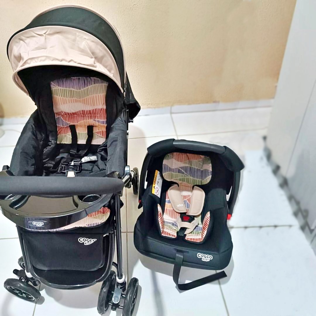 Cosco Kids, Travel System Reverse, Bege Onda na Amazon