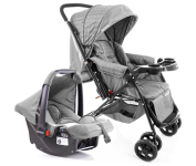Cosco Kids, Travel System Reverse, Cinza Rajado na Amazon