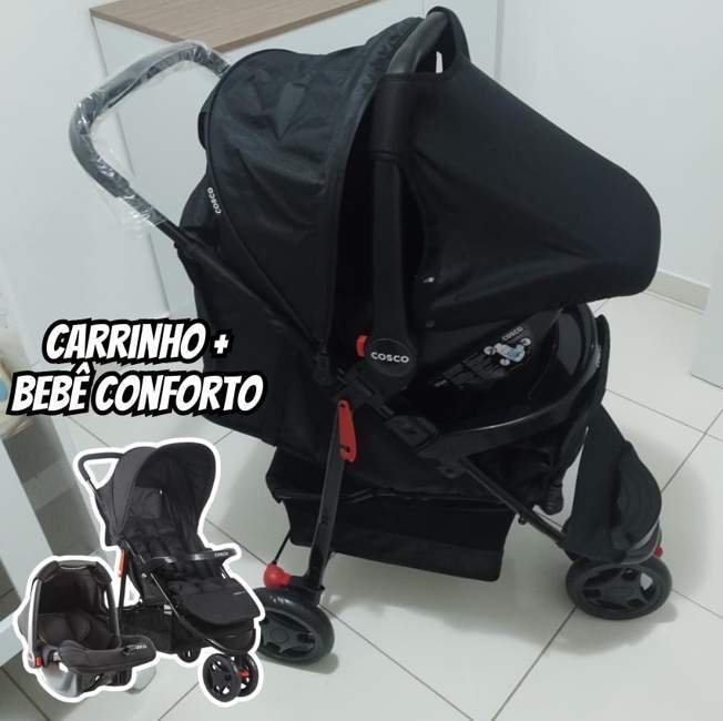 Cosco Kids, Travel System Toffy, Preto Absoluto na Amazon