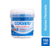 Cotonetes Hastes Flexíveis Pote – 150 unidades na Amazon