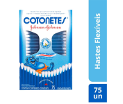 Cotonetes Hastes Flexíveis – 75 unidades na Amazon