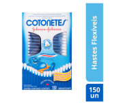 Cotonetes Hastes Flexíveis –  150 unidades na Amazon