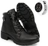 Coturno Bota Feminina Confortável Macia + Relógio Feminino Led Pulso na Amazon