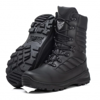 Coturno Militar Masculino Couro Acero Delta Cano Alto - Preto - Marketplace na Netshoes
