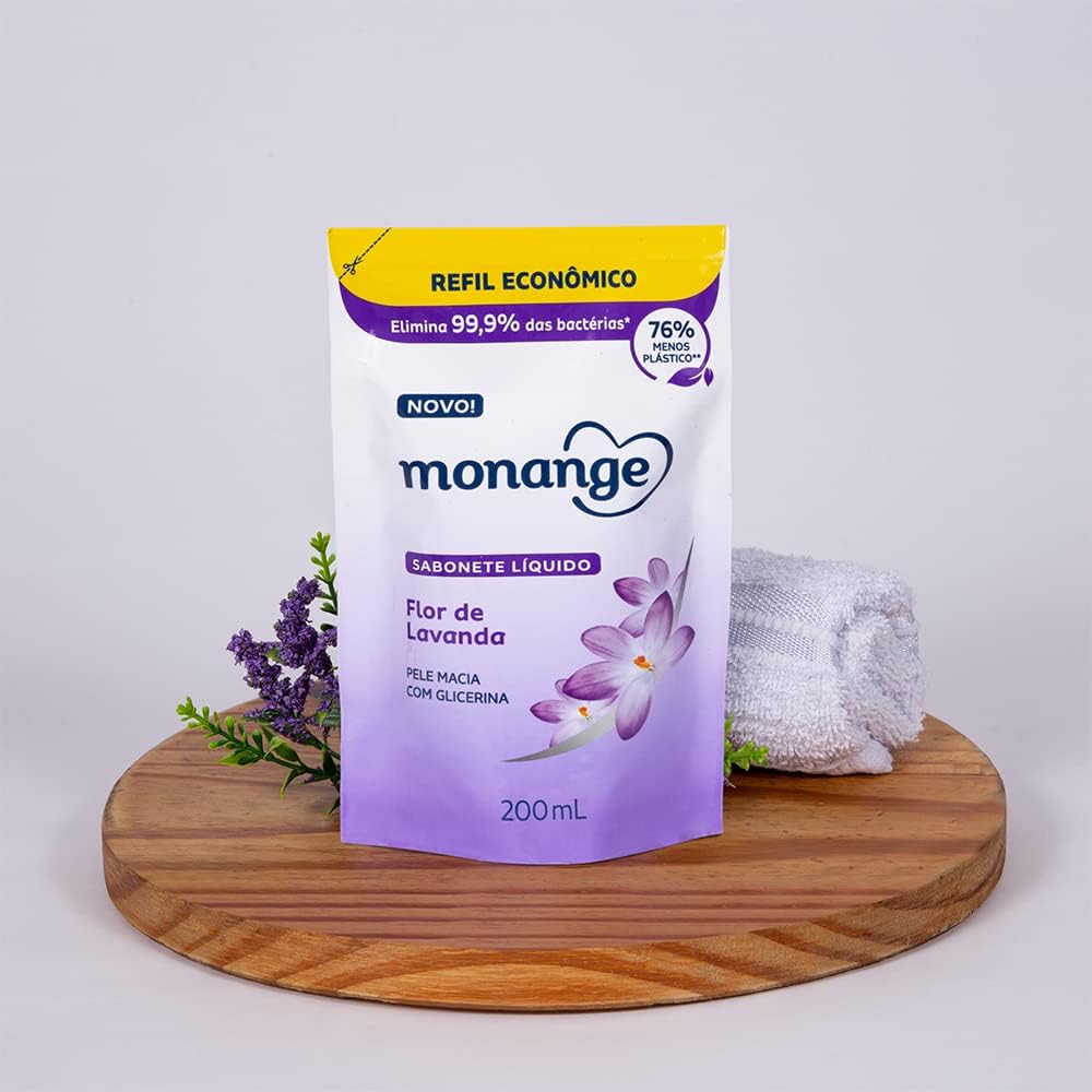 Coty Refil Sabonete Líquido Monange Flor De Lavanda 200Ml na Amazon