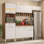 Cozinha Compacta Demóbile Dama com Balcão na Magazine Luiza