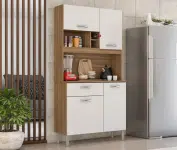 Cozinha Compacta Demobile Malta 4 Portas – 1 Gaveta na Magazine Luiza