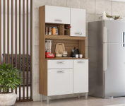 Cozinha Compacta Demobile Malta 4 Portas – 1 Gaveta na Magazine Luiza