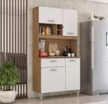 Cozinha Compacta Demobile Malta 4 Portas – 1 Gaveta na Magazine Luiza