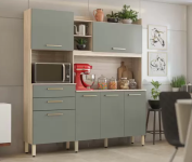 Cozinha Compacta Demóbile Select 2 Gavetas – 6 Portas na Magazine Luiza