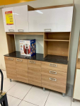 Cozinha Compacta Itatiaia Açaí com Balcão – 7 Portas 2 Gavetas na Magazine Luiza