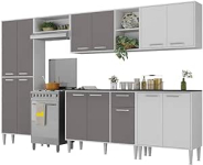 Cozinha Completa c/Armário e Balcão Xangai Jazz Multimóveis na Amazon
