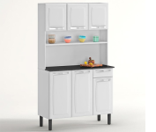 Cozinha de Aço Compacta Itatiaia Rose 6 Portas e 1 Gaveta – Branco Neve na Amazon