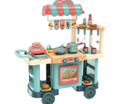 Cozinha Infantil Bancada Food Truk, Forno e Fogão Com Acessórios e Caixa Registradora, Multicolorida na Amazon