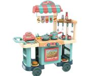 Cozinha Infantil Bancada Food Truk, Forno e Fogão Com Acessórios e Caixa Registradora, Multicolorida na Amazon