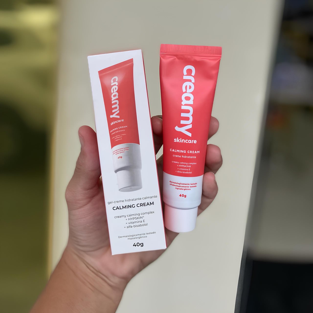Creamy Skincare Calming Cream 40g | Acalma a Pele Sensibilizada, Alívio Rápido em Casos de Vermelhidão, Rápida Absorção | Todos os Tipos de Pele, Especialmente Sensíveis na Amazon