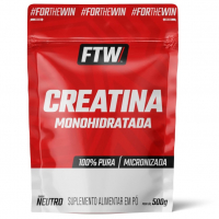 Creatina 100% Pura Monohidratada Mais Economica Refil 500g - FTW na Amazon