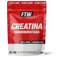 Creatina 100% Pura Monohidratada Mais Economica Refil 500g - FTW na Amazon