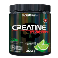 Creatina Em Pó Black Skull Creatine Turbo Limão 300g na Drogaria Pacheco