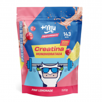 Creatina, Mais Mu, Sabor Pink Lemonade, 100% Pura, Mais Força E Desempenho – 500g na Amazon