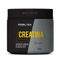 Creatina Monohidratada 100% Pura 300g E 100g Probiotica na Shopee