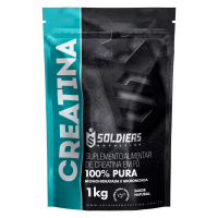 Creatina Monohidratada 1Kg - 100% Pura Importada - Soldiers Nutrition na Amazon