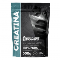 Creatina Monohidratada 500g - 100% Pura Importada - Soldiers Nutrition na Amazon